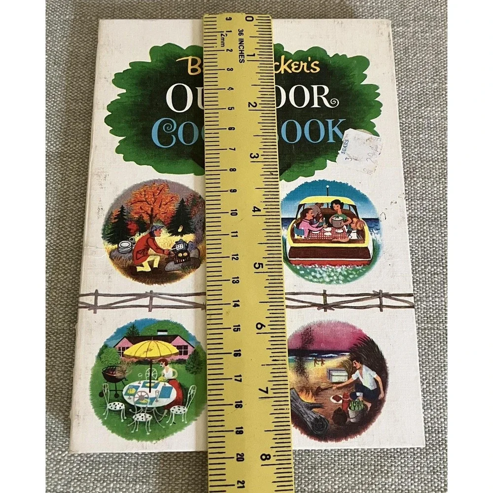 1961 Betty Crocker's Outdoor Cook Book Recipe Camping Canoe Hiking Grilling